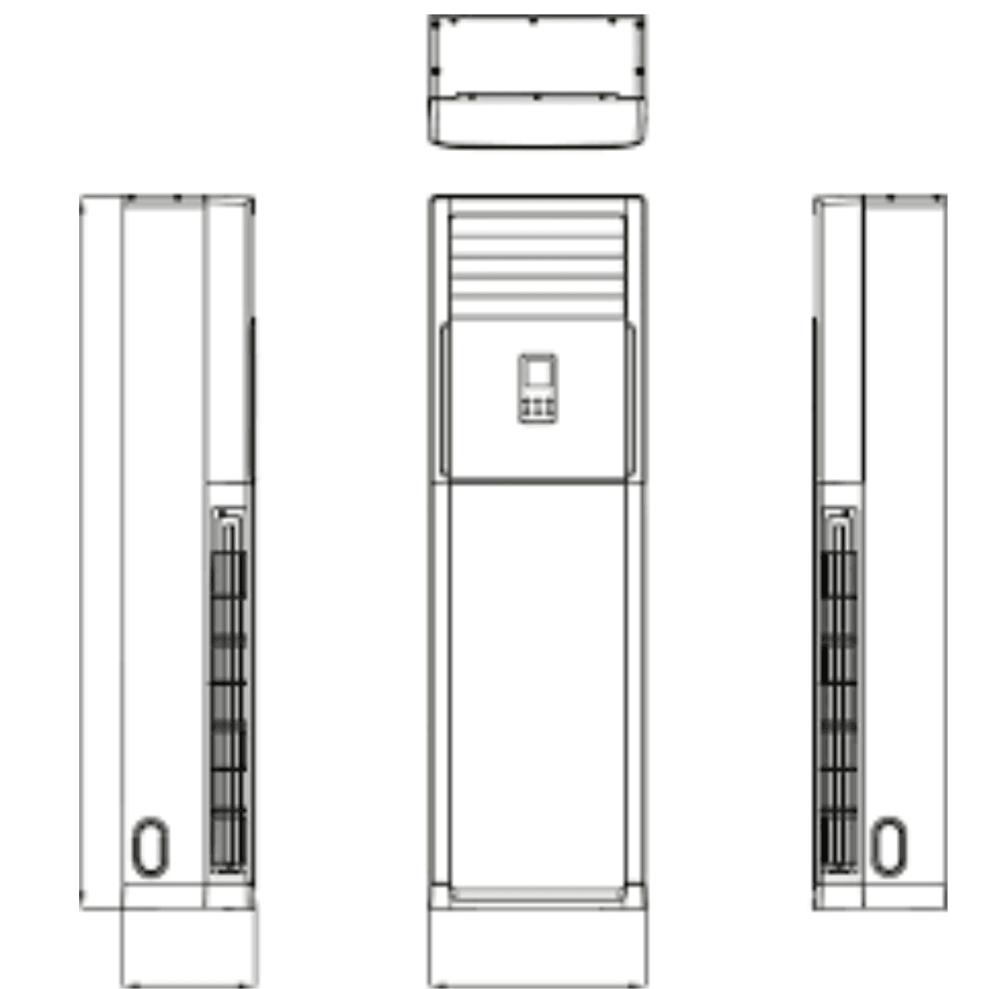 جهاز تكييف الهواء الـمنفصل السقفي الكاسيت الانفرتر الـموفر للأستهلاك الكهربائى تبريد / تدفئة 5حصان- للتطبيقات التجارية 53QCDT36DN-708 جهاز تكييف الهواء الـمنفصل السقفي الكاسيت الانفرتر الـموفر للأستهلاك الكهربائى تبريد / تدفئة 5حصان- للتطبيقات التجارية 53QCDT36DN-708 - الصورة 2